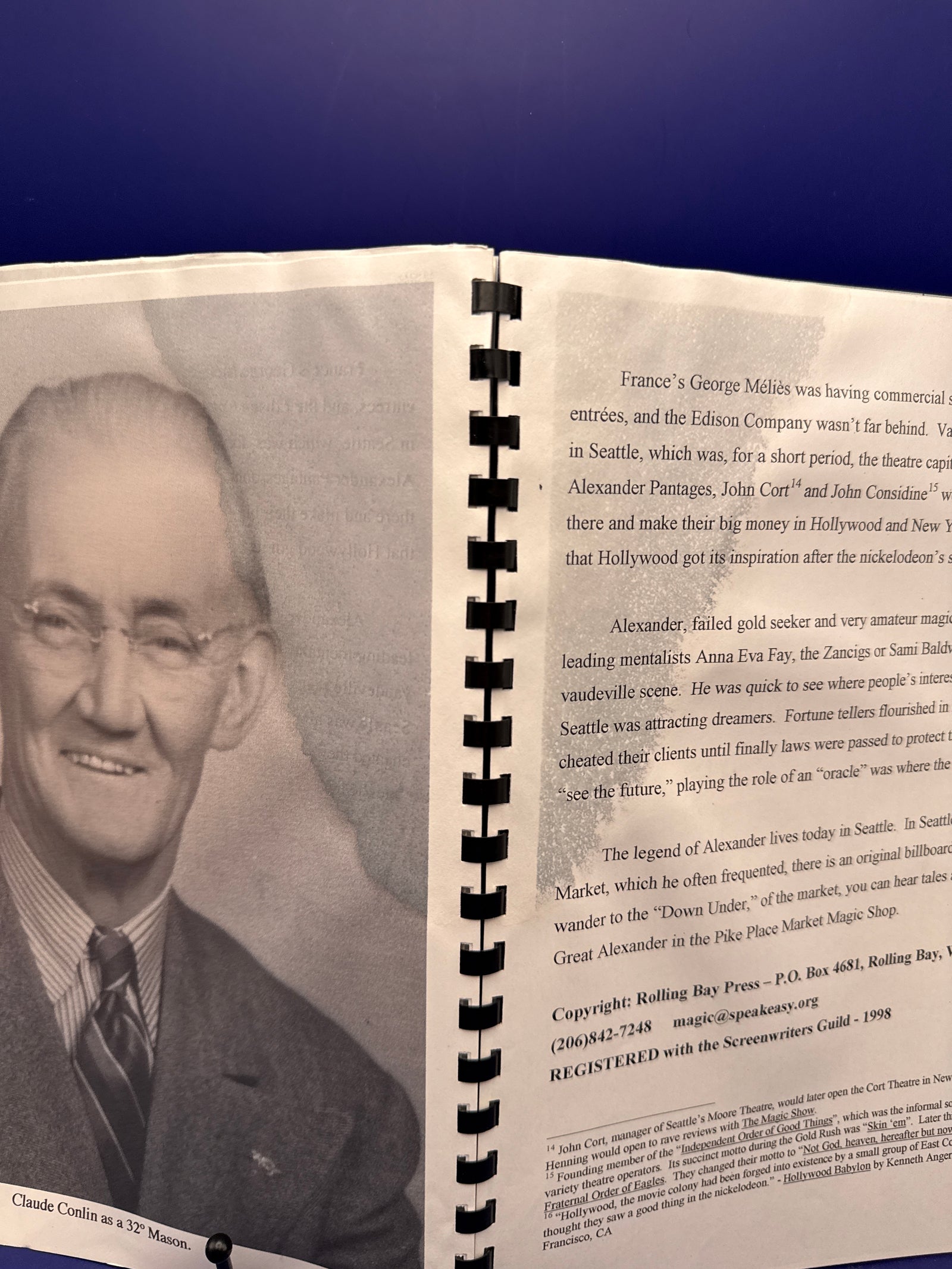 Alexander, The Man Who Knows - Addendum Special Edition for Magicians by Darryl Beckman