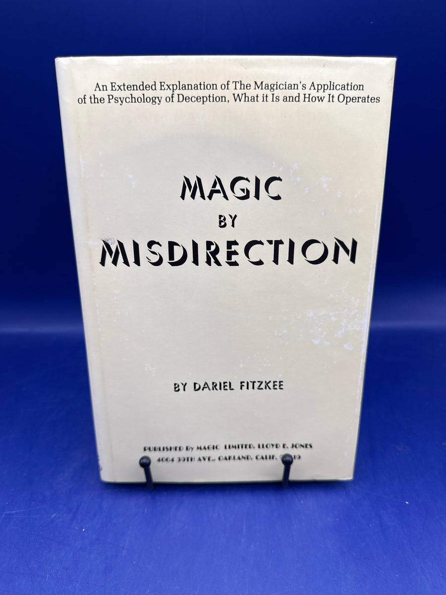 Magic by Misdirection by Dariel Fitzkee 1981 Edition HC