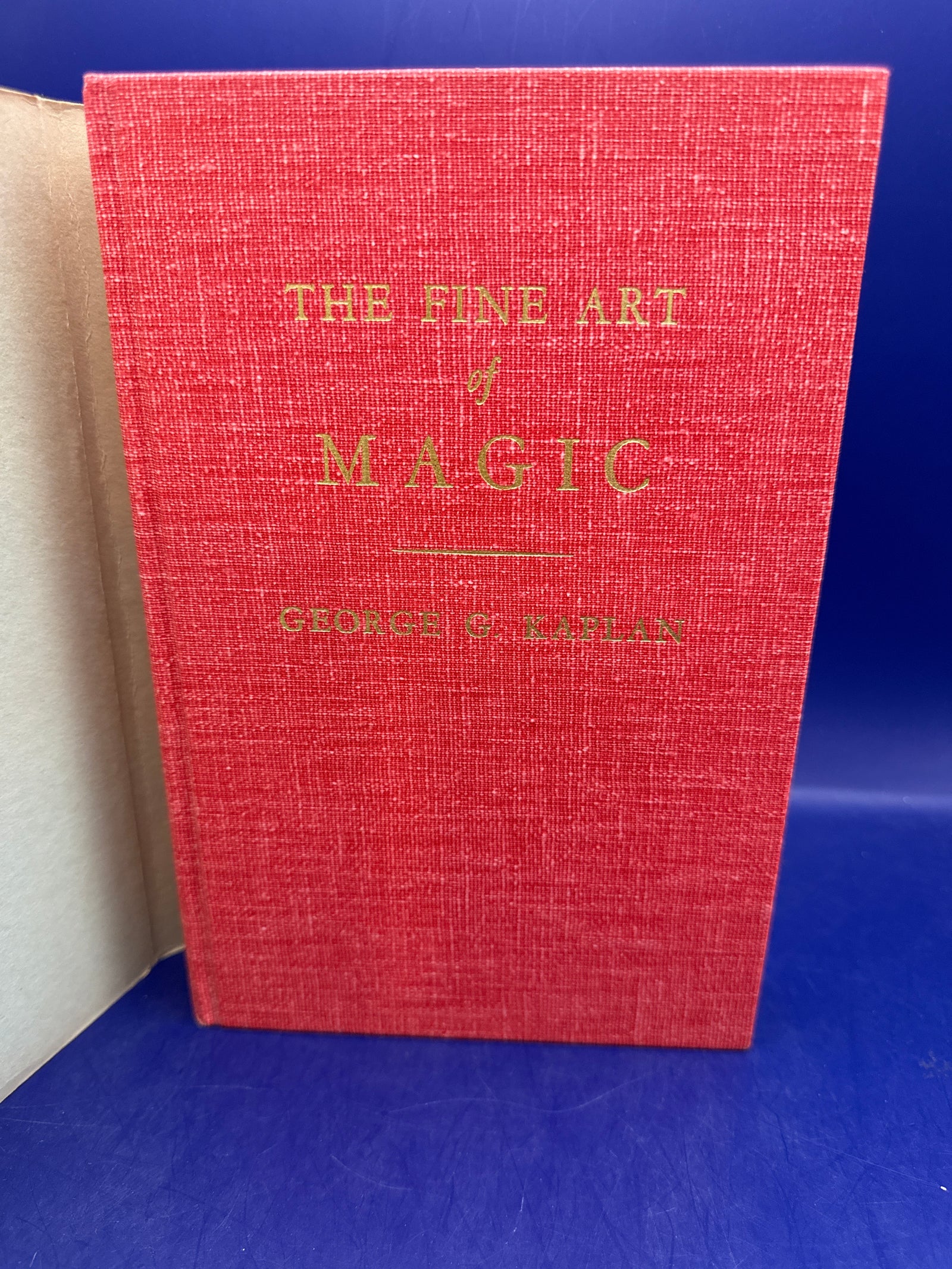The Fine Art of Magic by George G. Kaplan - 1st Ed - ESTATE