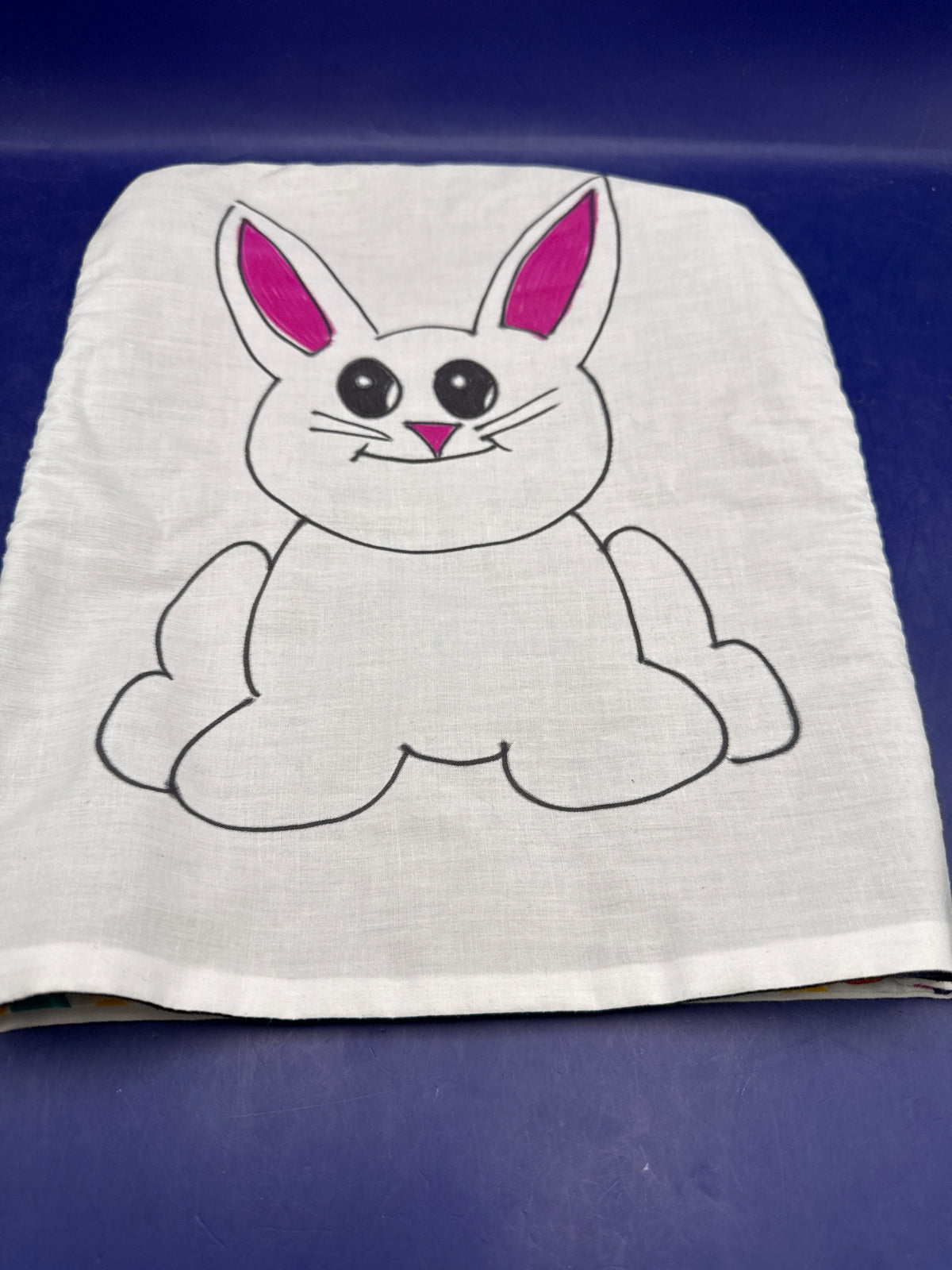 Bunny Rabbit Gag Bag Magic Trick Prop - Spotty Style Multi-Change Fabric Bag
