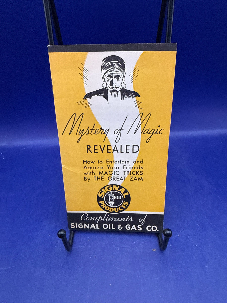 Mystery of Magic Revealed (How to Entertain and Amaze Your Friends with Magic Tricks) by The Great Zam - promotional giveaway by the Signal Oil & Gas Co. circa 1939–1940 ESTATE