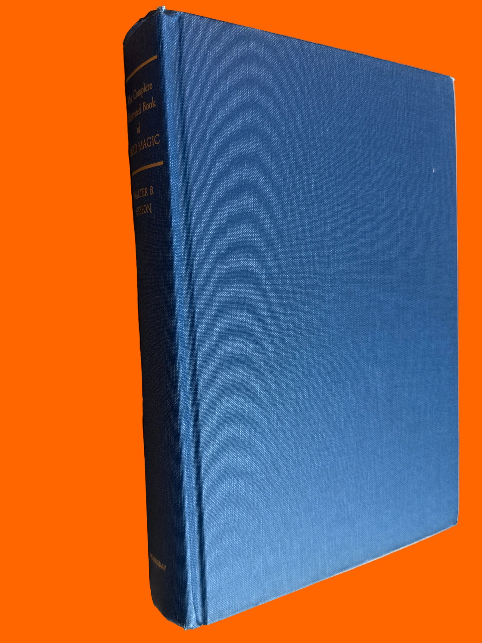 The Complete Illustrated Book of Card Magic by Walter Gibson 1st edition 1969 ESTATE