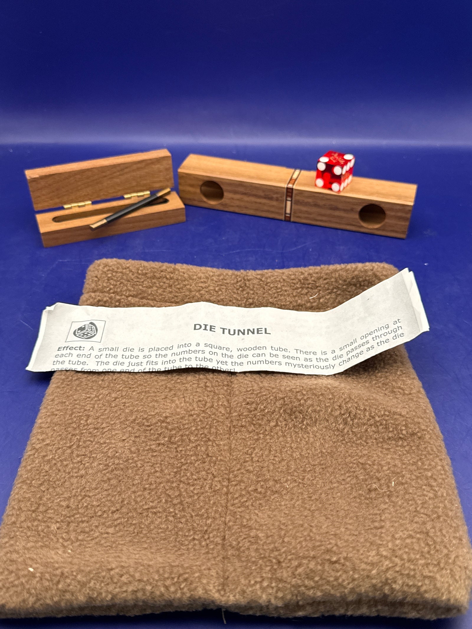 Die Tunnel and Mini Wand with Case & custom carrying bag by Tony Karpinski