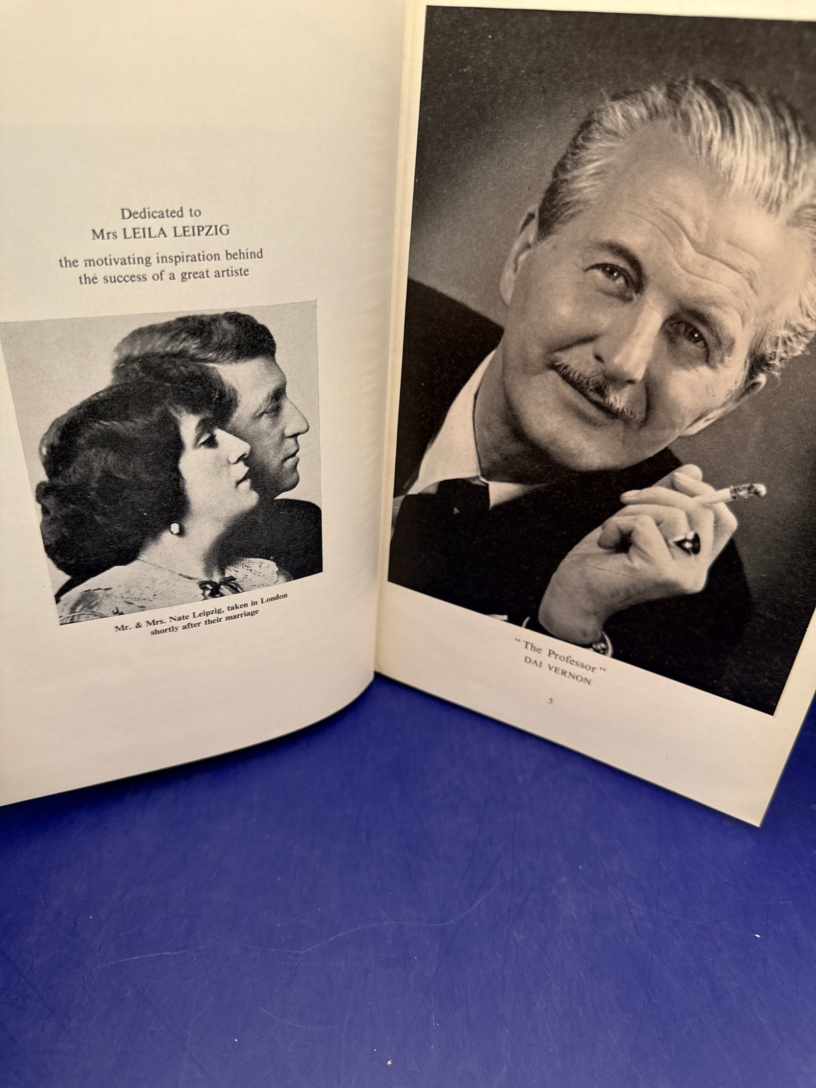 Same for Dai Vernon’s Tribute to Nate Leipzig by Lewis Ganson 1st edition ESTATE