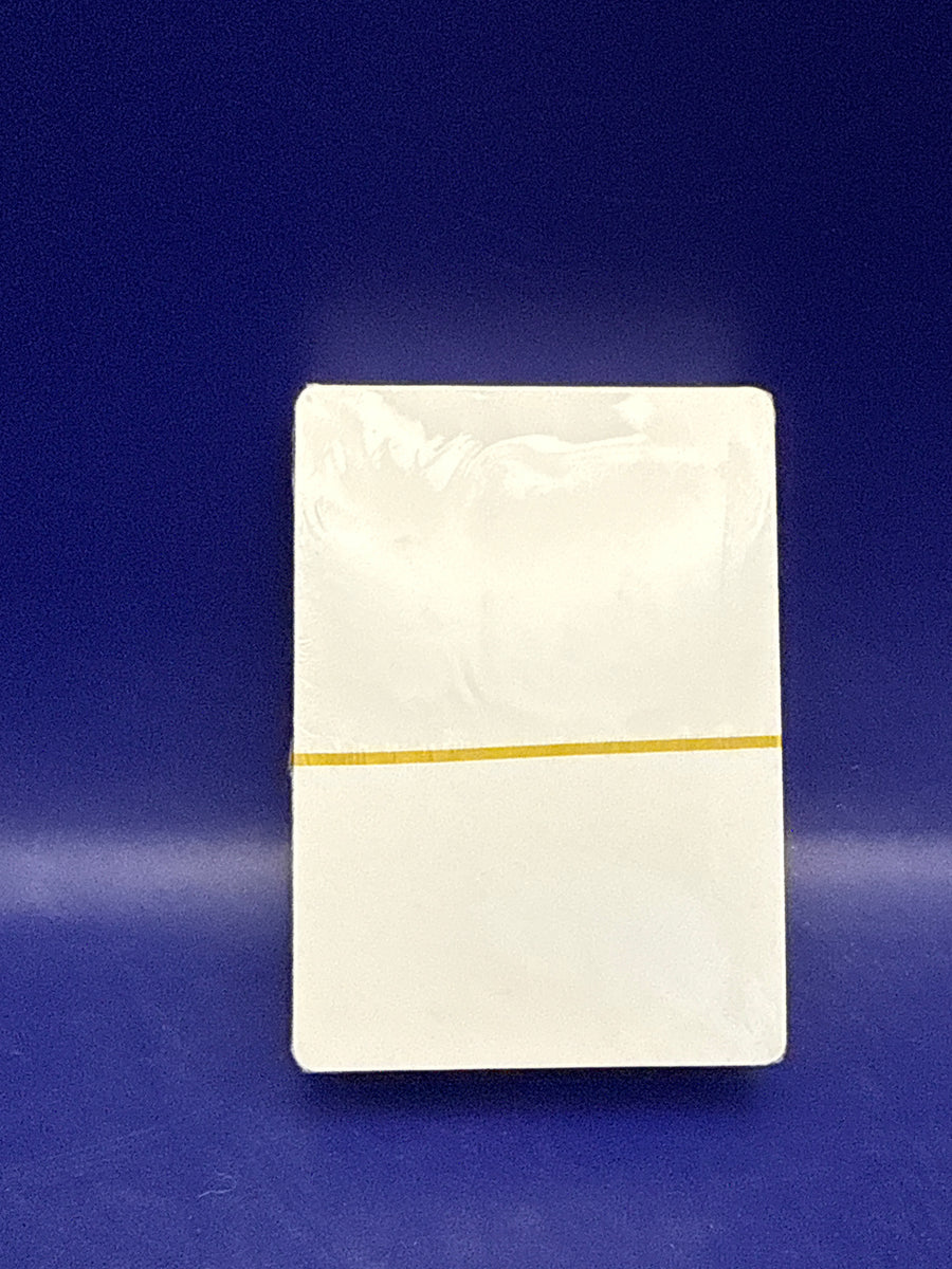 Double Blank Poker Size Cards