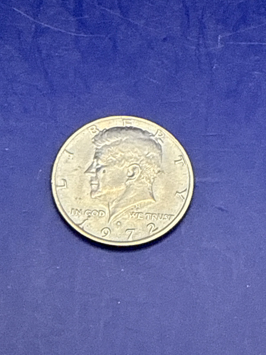 Vintage Johnson Precision Magic Magnetic-Shim Kennedy Half Dollar - Steel Core Coin