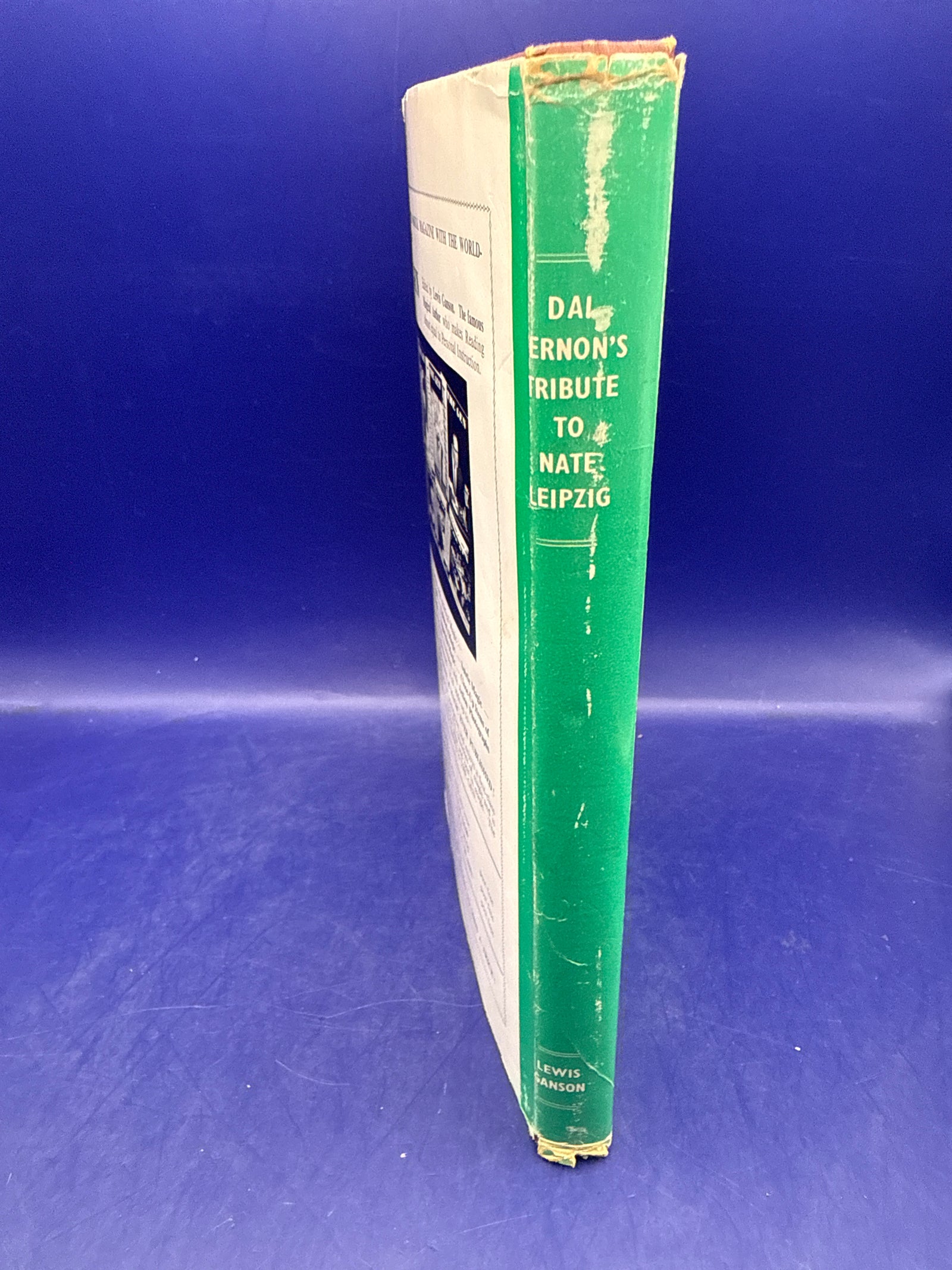 Same for Dai Vernon’s Tribute to Nate Leipzig by Lewis Ganson 1st edition ESTATE