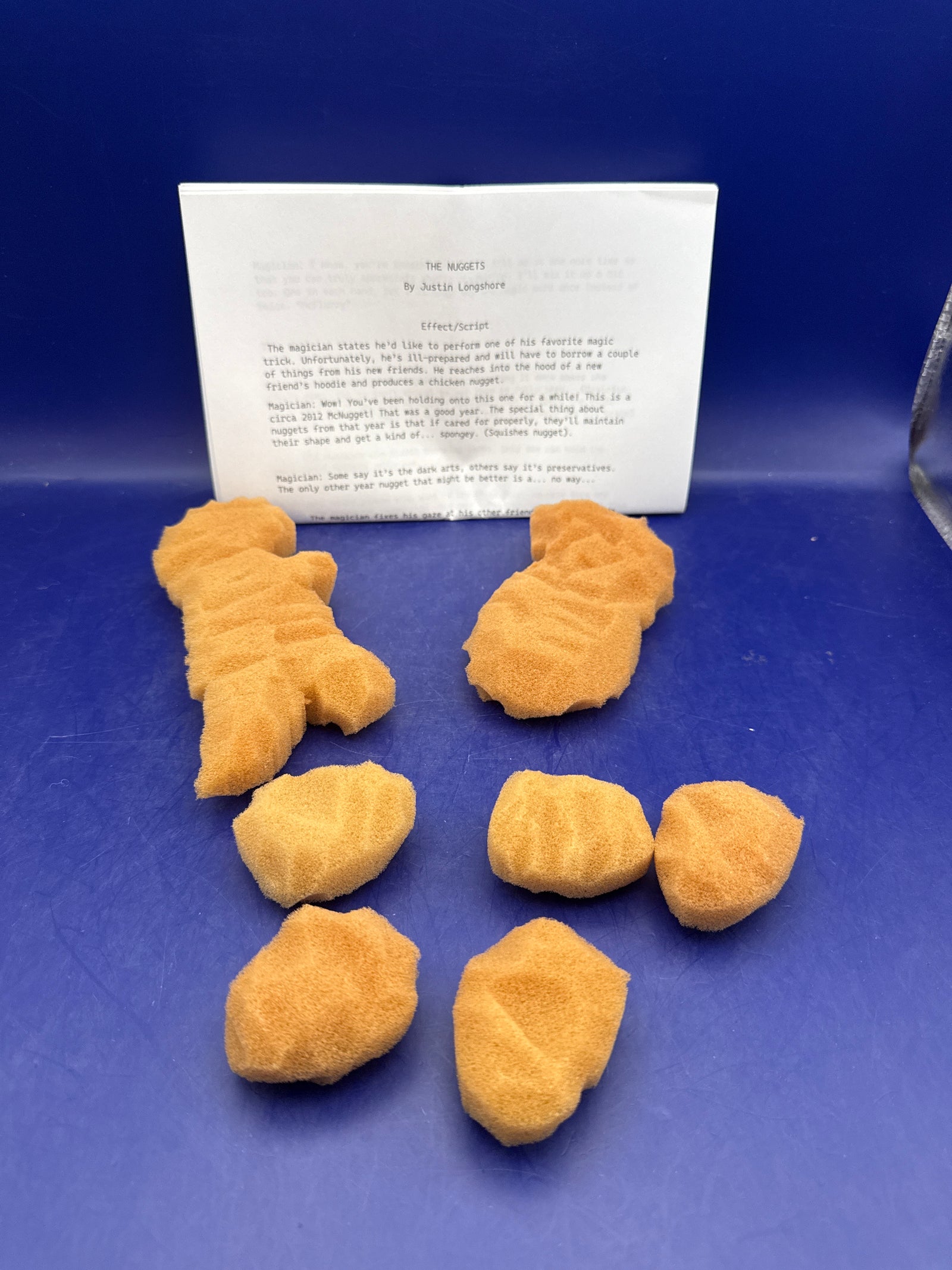 The Nuggets by Justin Longshore - chicken nugget sponge “balls”