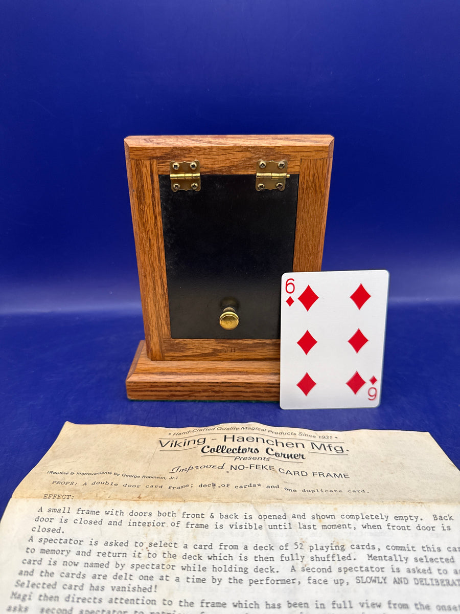 Improved No Feke Card Frame-Berg-Viking-Collectors Corner ESTATE-RARE