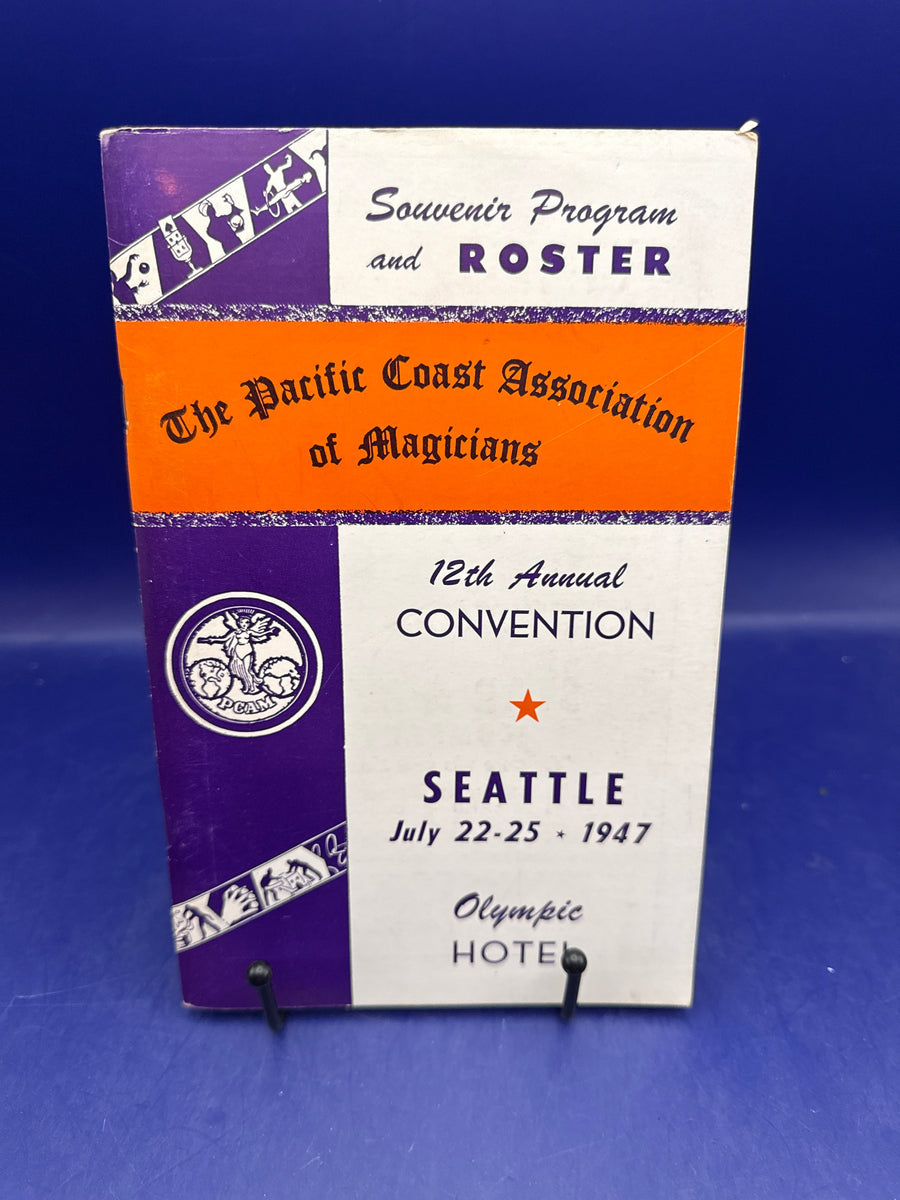Pacific Coast of Magicians 12th Annual Convention 1947 Souvenir Program & Roster