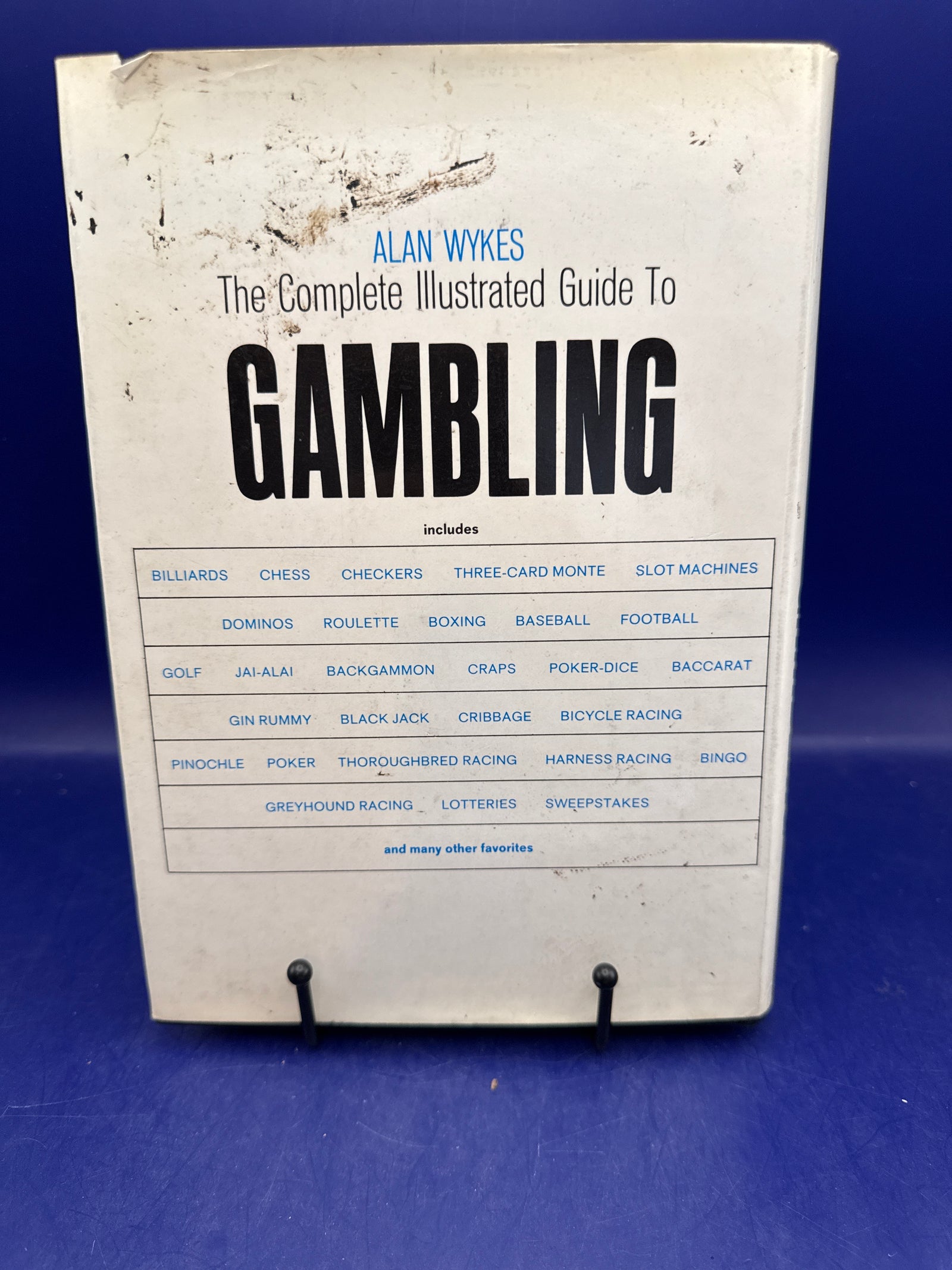 The Complete Illustrated Guide to Gambling by Alan Wykes 1964 ESTATE