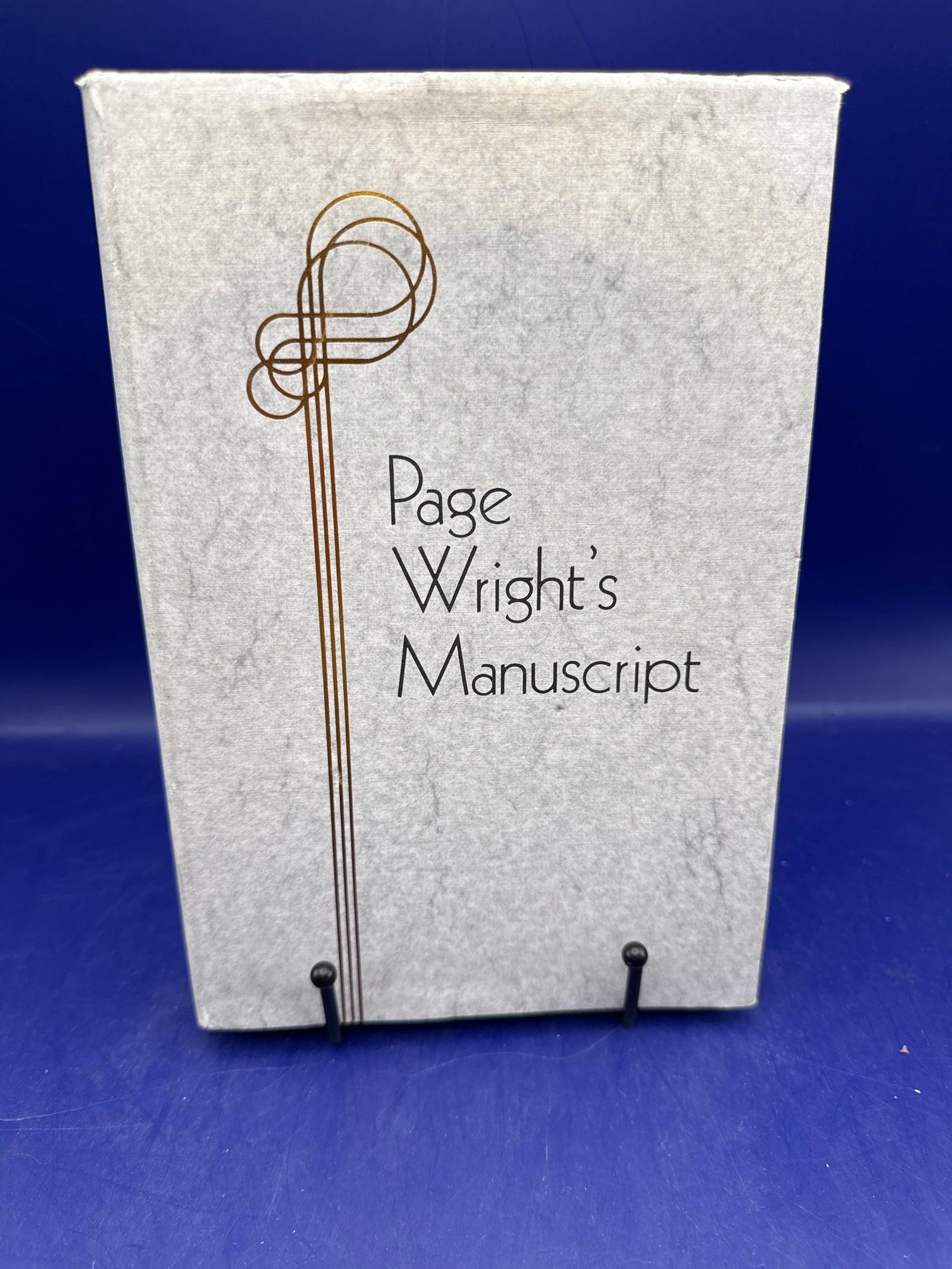 Page Wright’s Manuscript by Daniel’s Den 1991 HC