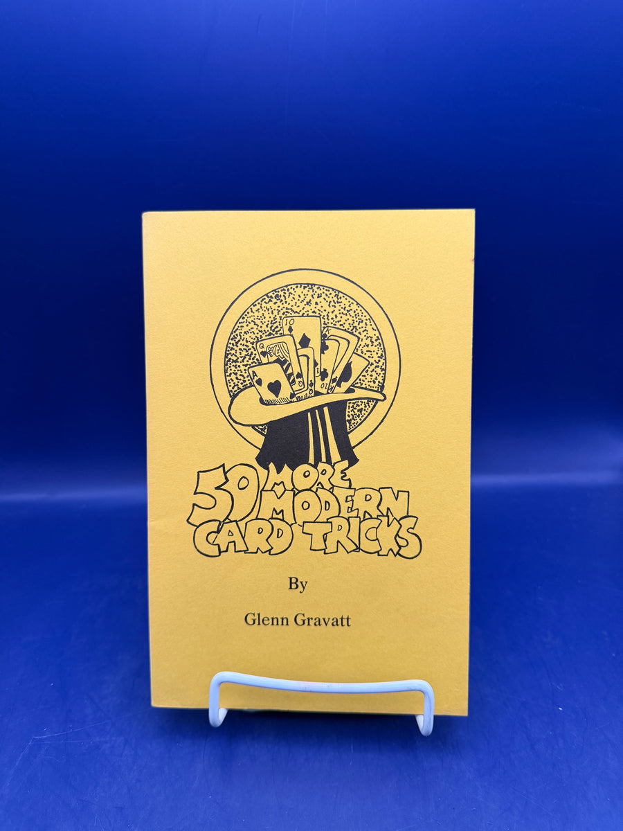 50 More Modern Card Tricks by Glenn Gravatt 1979 Ex Libris Kreskin