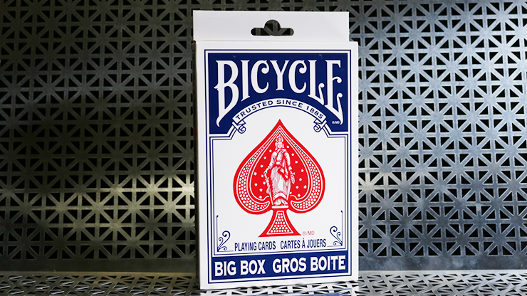 Big Bicycle Cards (Jumbo Bicycle Cards, Blue)-SALE