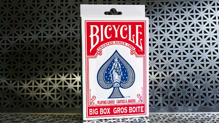 Big Bicycle Cards (Jumbo Bicycle Cards, Red)-SALE