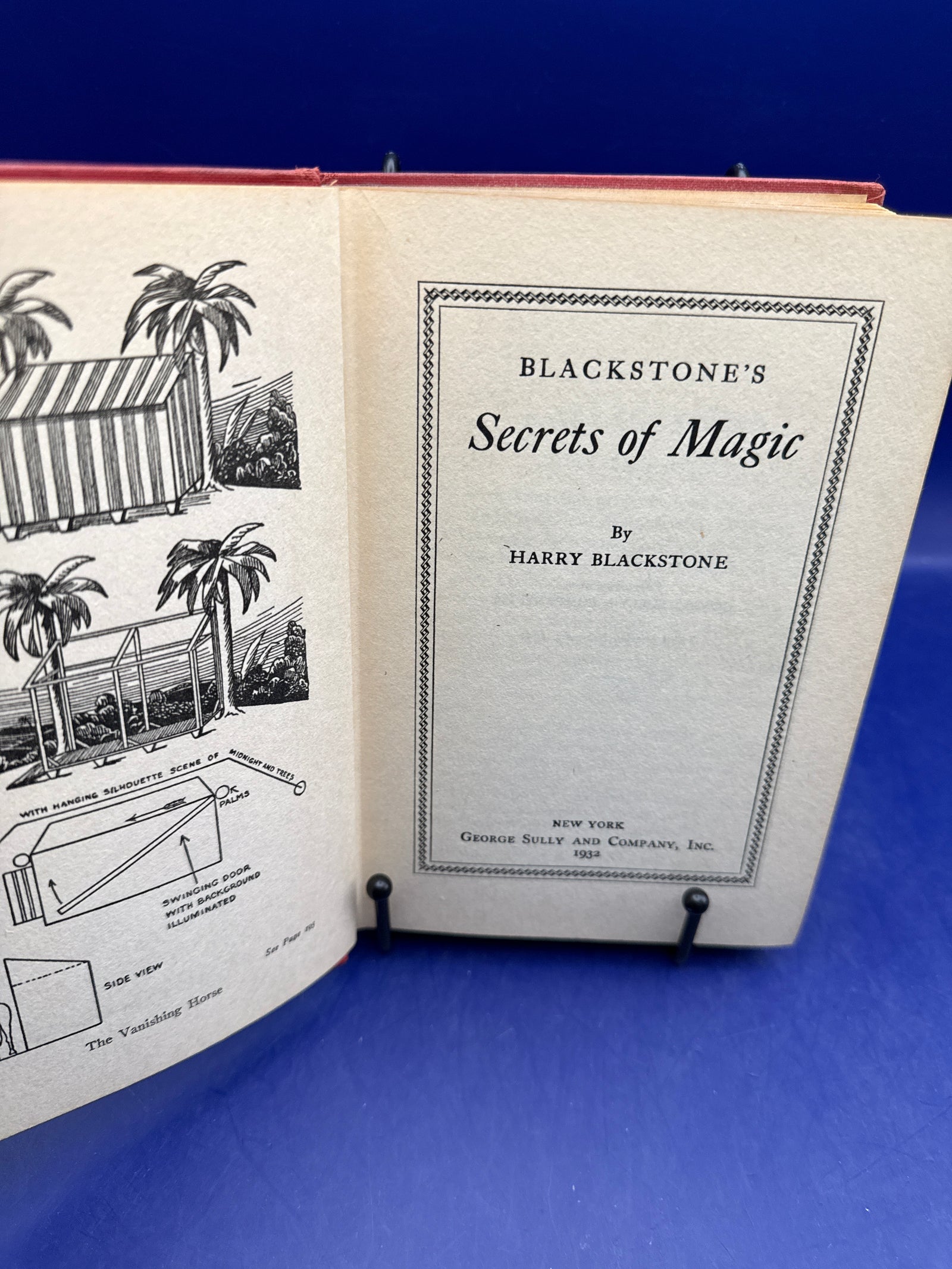 Blackstone's Secrets of Magic 3rd Printing 1932 by Harry Blackstone ESTATE