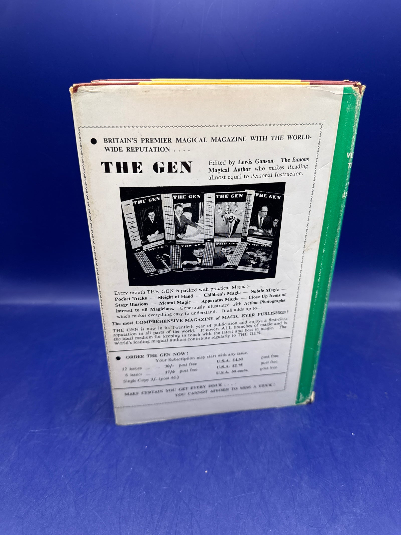 Same for Dai Vernon’s Tribute to Nate Leipzig by Lewis Ganson 1st edition ESTATE