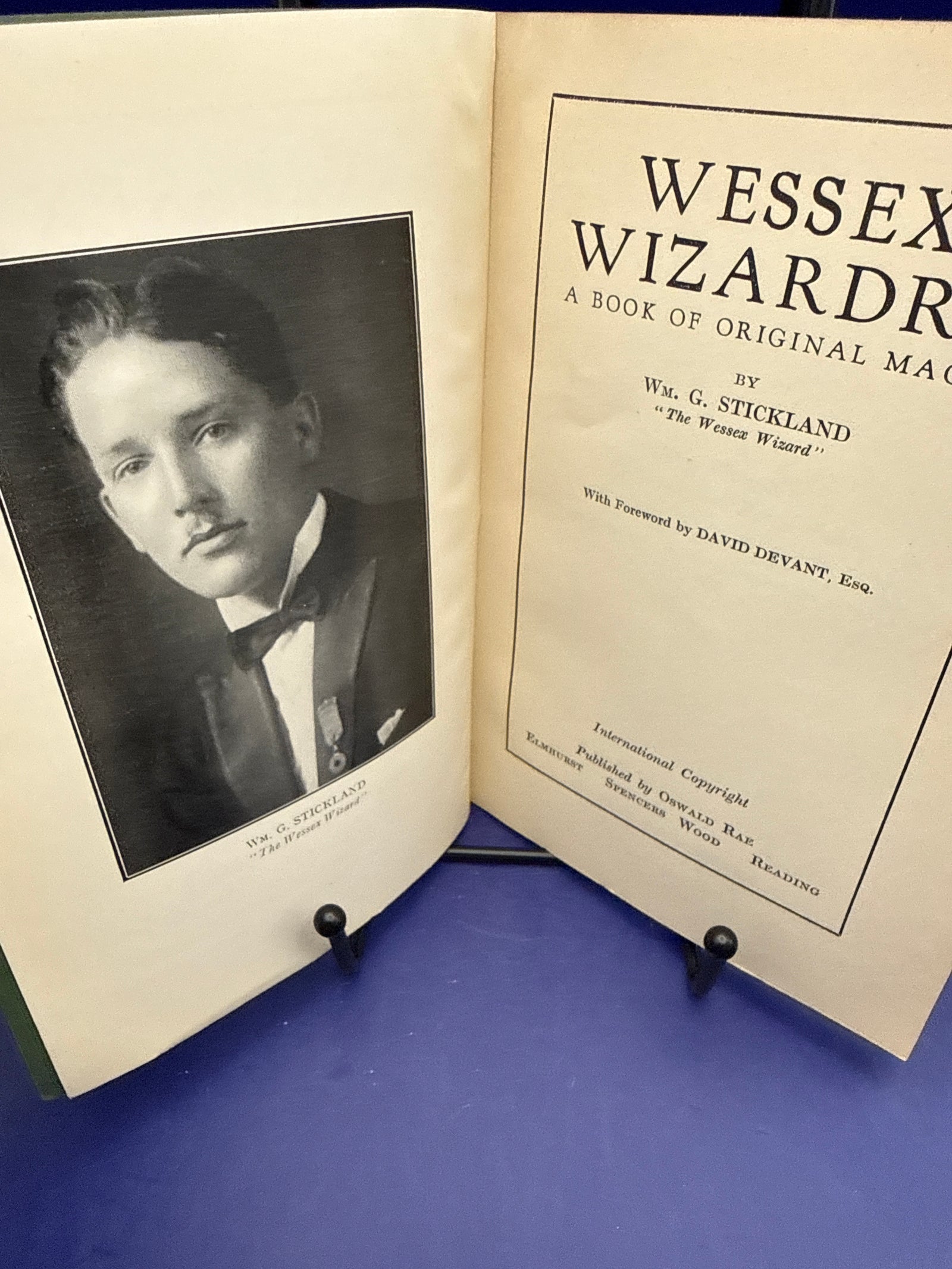 Wessex Wizardry by Wm. G. Stickland 1931 - ESTATE