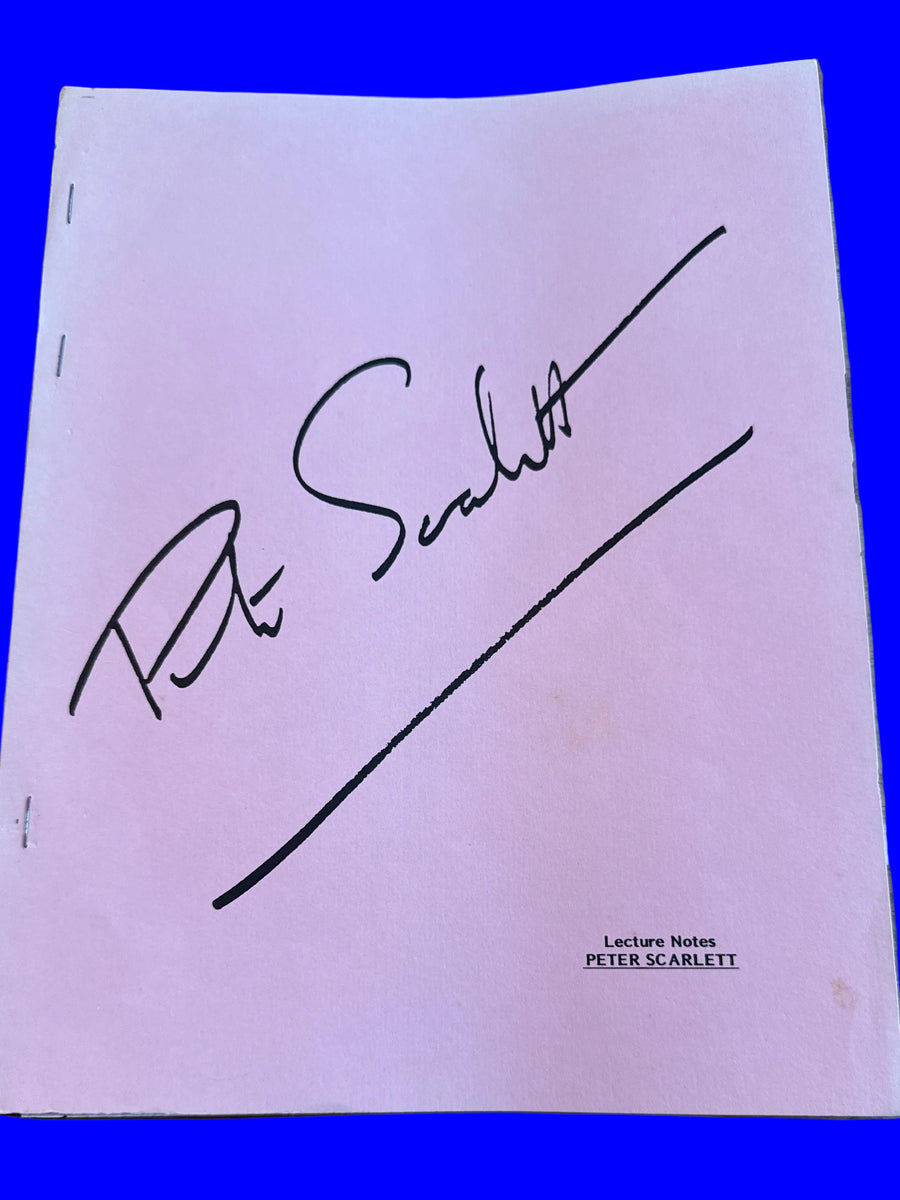 Sleightly Entertained by Peter Scarlet 1988 Lecture Notes with 1992 addendum ESTATE