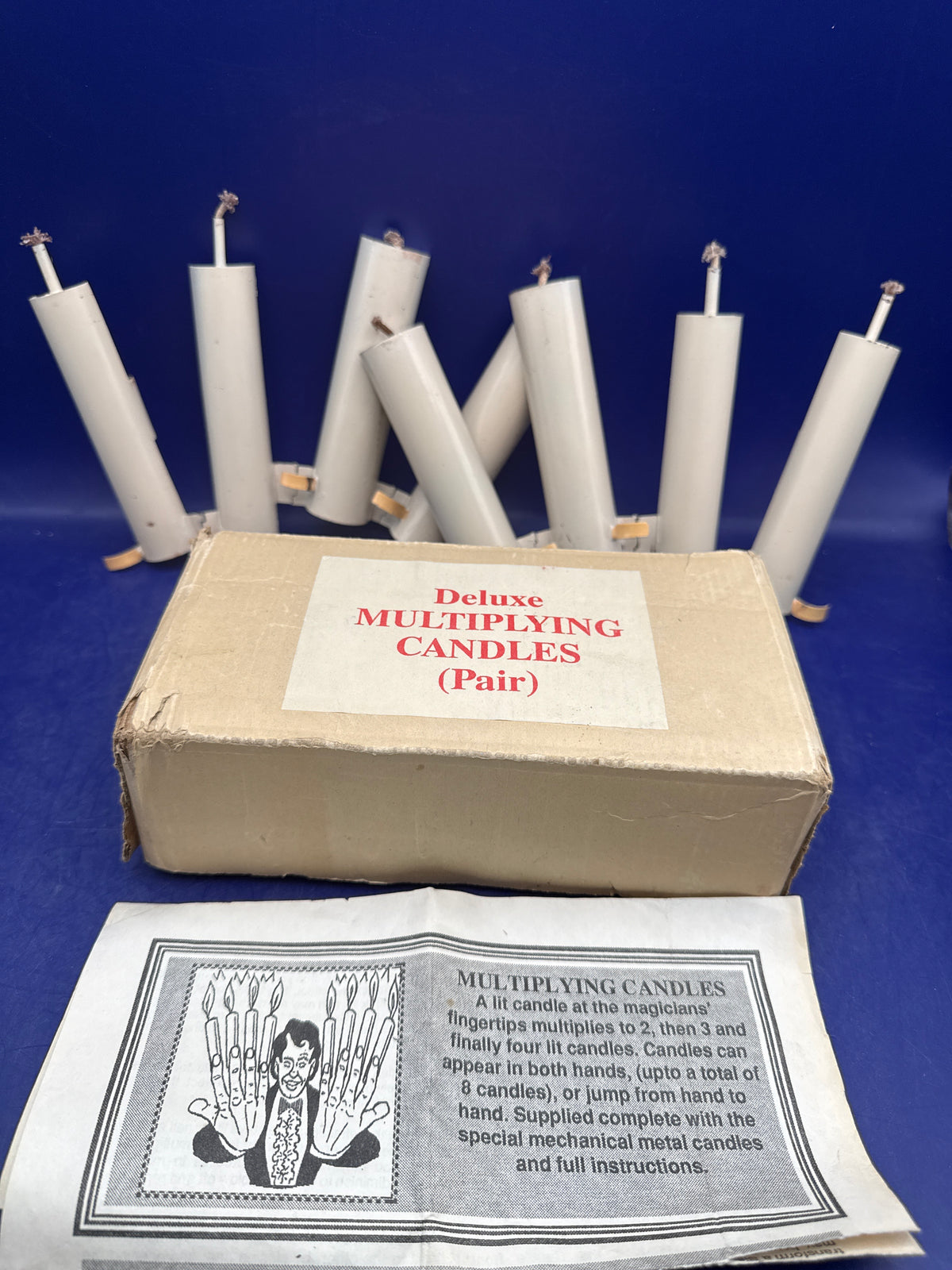 Deluxe Metal Multiplying Candles (2 sets of 4) – Classic Stage Illusion