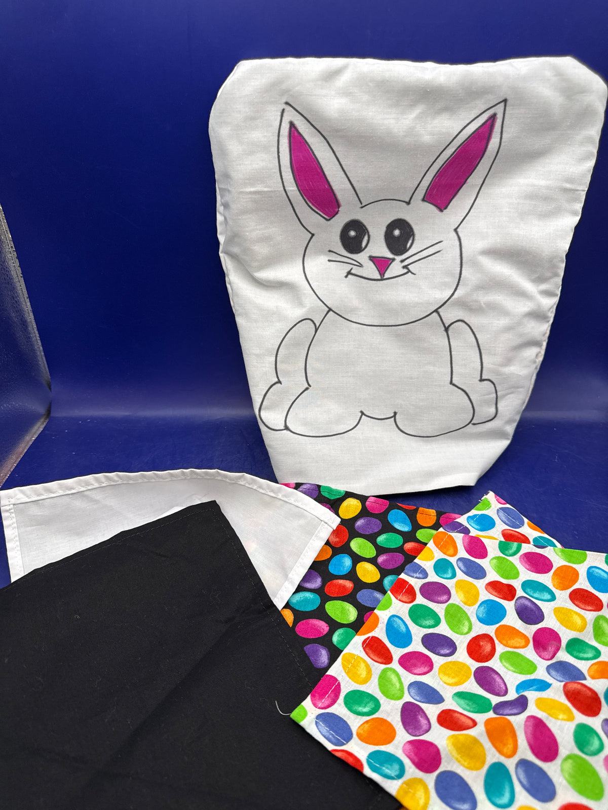 Bunny Rabbit Gag Bag Magic Trick Prop - Spotty Style Multi-Change Fabric Bag