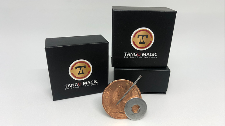 Magnetic Coin English Penny (D0027) by Tango - Trick-SALE