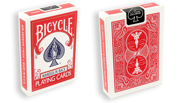 Bicycle Playing Cards 809 Mandolin Red by USPCC-SALE