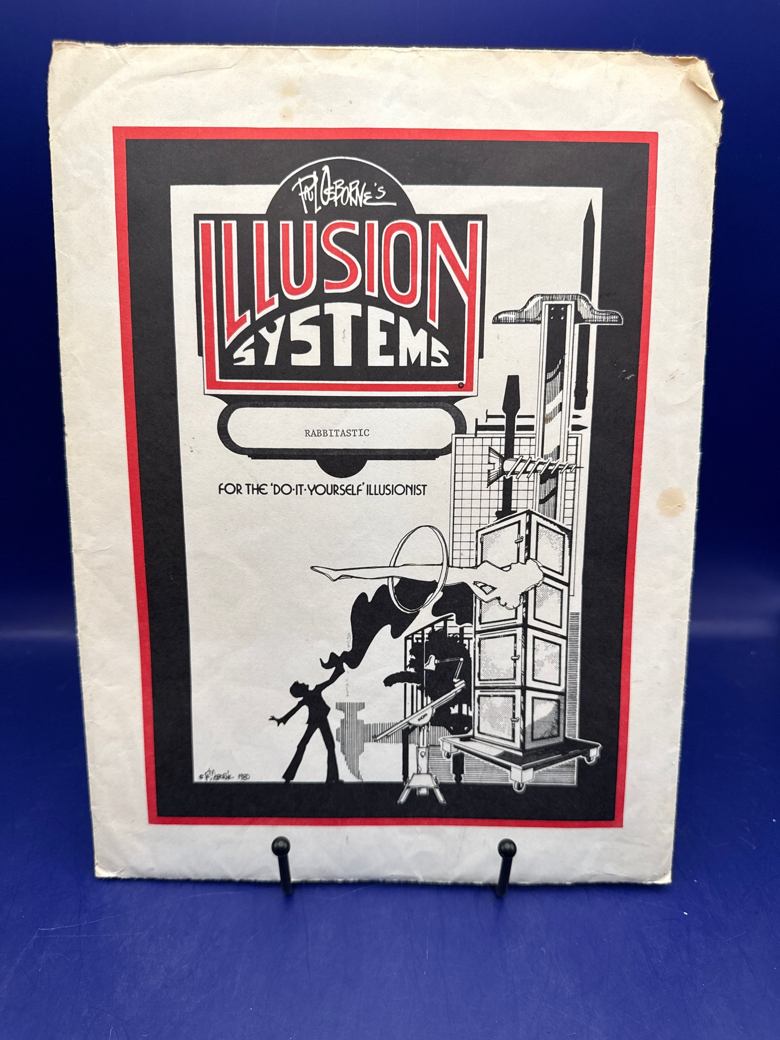 Paul Osborne Illusion Systems plans for Rabbitastic c1980 Vintage plans
