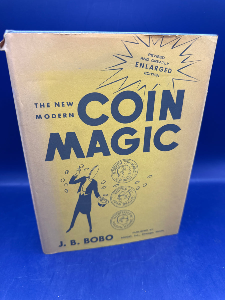 JB Bobo The New Modern Coin Magic - Enlarged edition- Magic Inc 1966