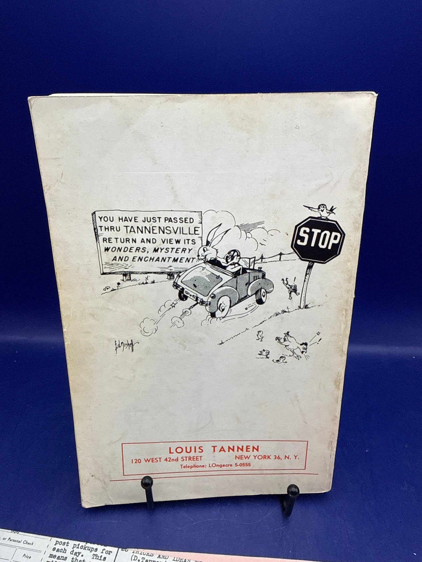 Louis Tannen MagicLog # 3 - Magic Catalog - 1960 - with inserts ESTATE