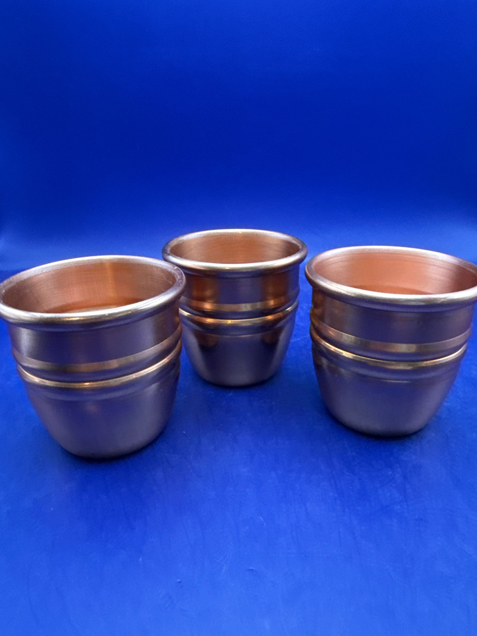 Copper cups for cups and balls - manufacturer unknown