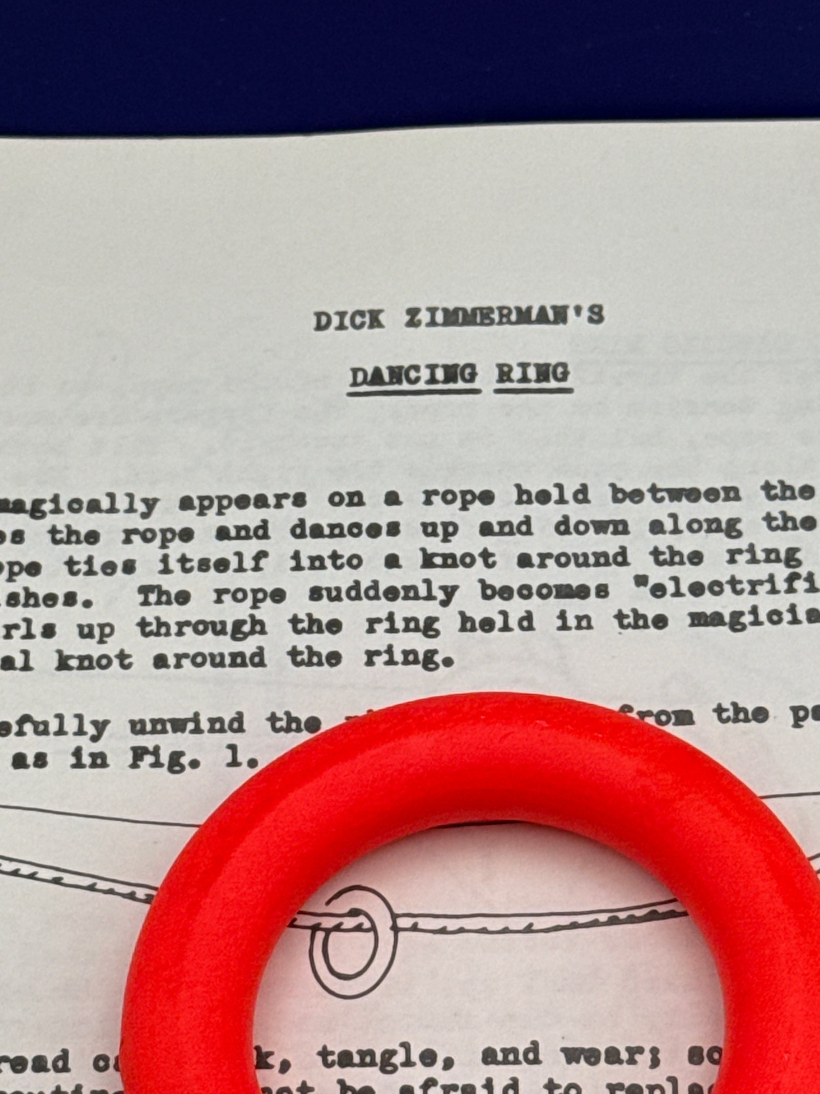 Dick Zimmerman’s Dancing Ring & Think Creative Lecture Notes ESTATE