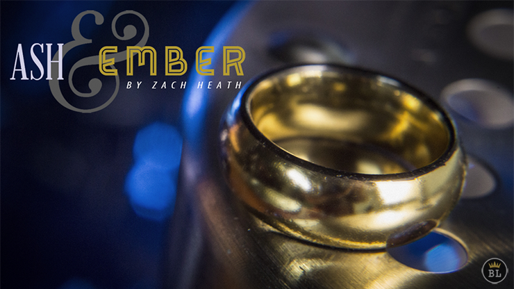 Ash and Ember Gold Curved Size 13 (2 Rings) by Zach Heath - Trick-SALE