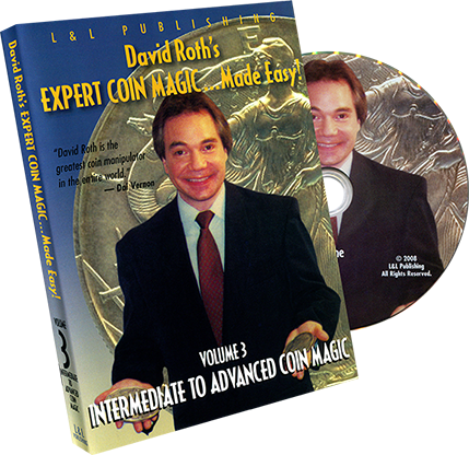 David Roth's Expert Coin Magic Made Easy Vol 3 (Intermediate to Advanced) - DVD-SALE