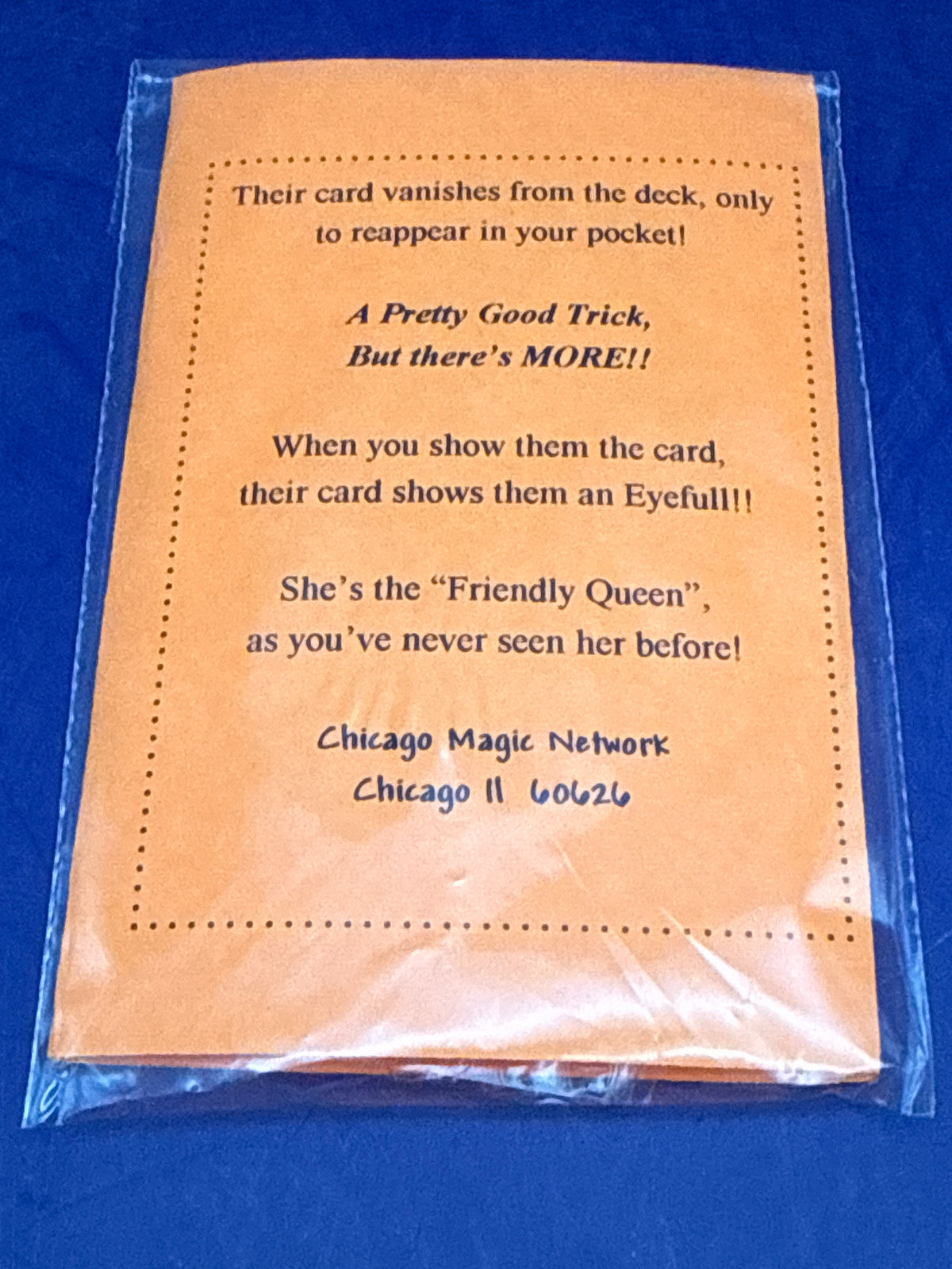The "Friendly" Queen by Jeff Bibik-Comedy Card Trick-Chicago Magic Network