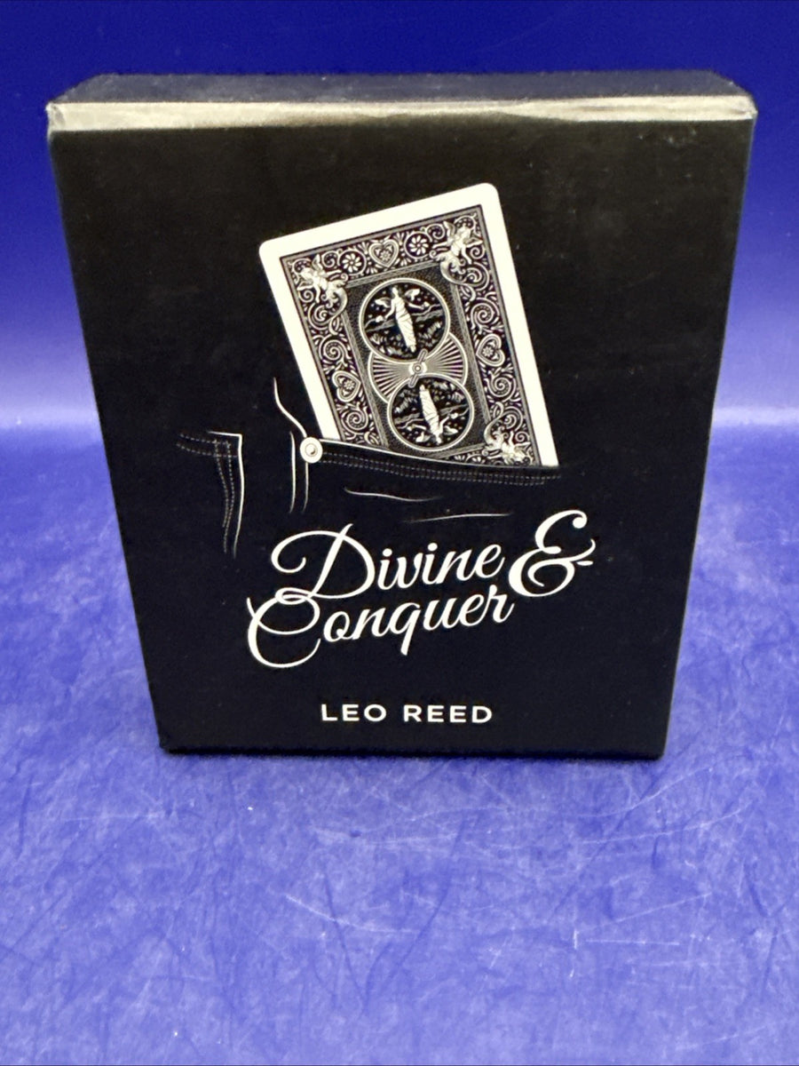  Divine and Conquer by Leo Reed Card Magic Trick close-up Mentalism Easy To Do 