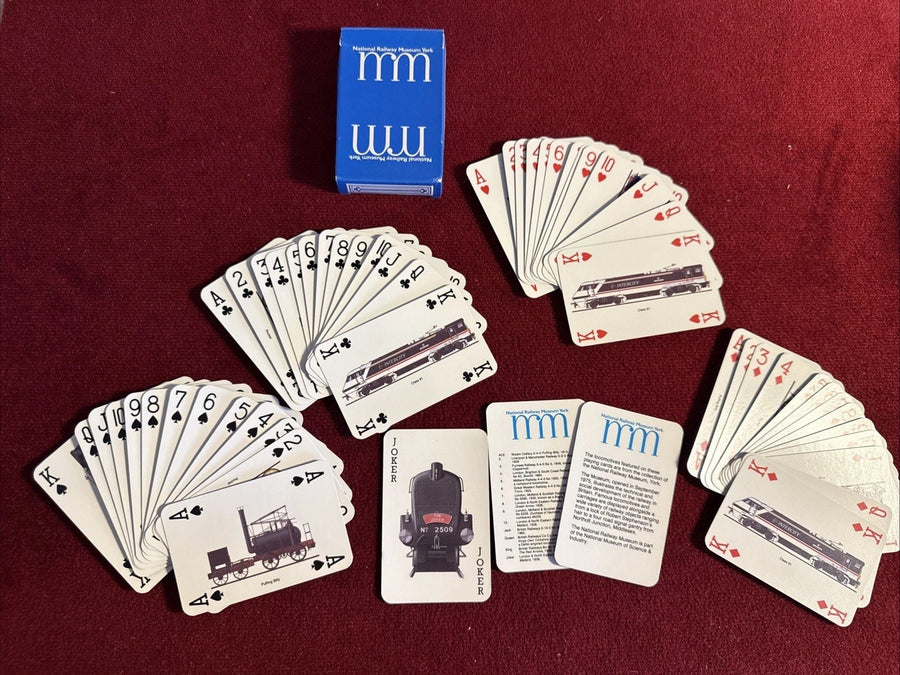 National Railway Museum York Deck Of Playing Cards VNTG RARE UK  Open Complete
