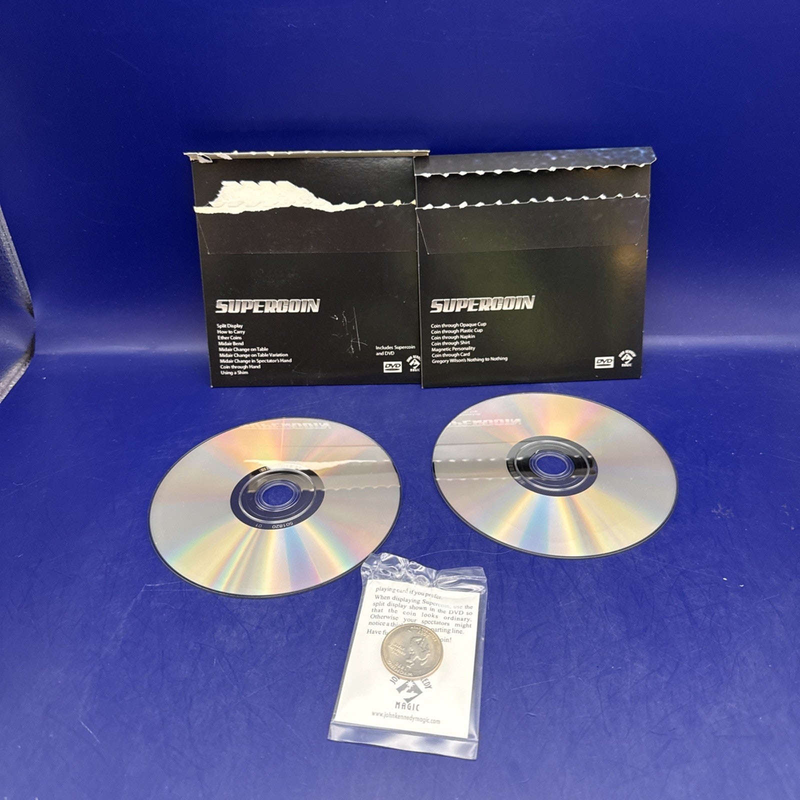 Supercoin (Quarter) – John Kennedy Magic (Gimmicks & DVD’s Vol 1 & 2) Coin Magic