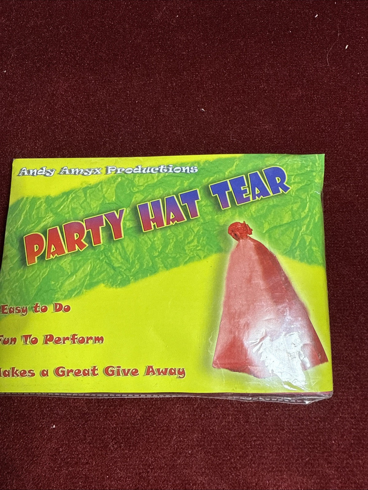 Andy Amyx Party Hat Tear-Comedy-Kids Shows-Easy To Do Magic Trick