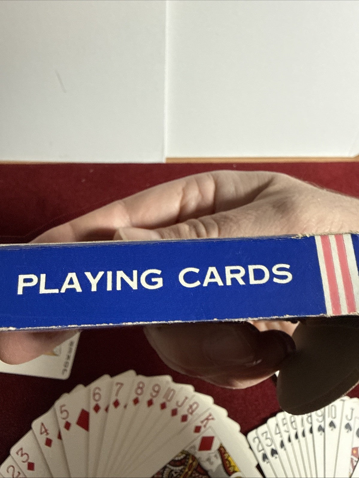 BARCLAY ARRCO PLAYING CARDS c1940's-Boating/coastal backL-INT. REV. STAMP VNTG