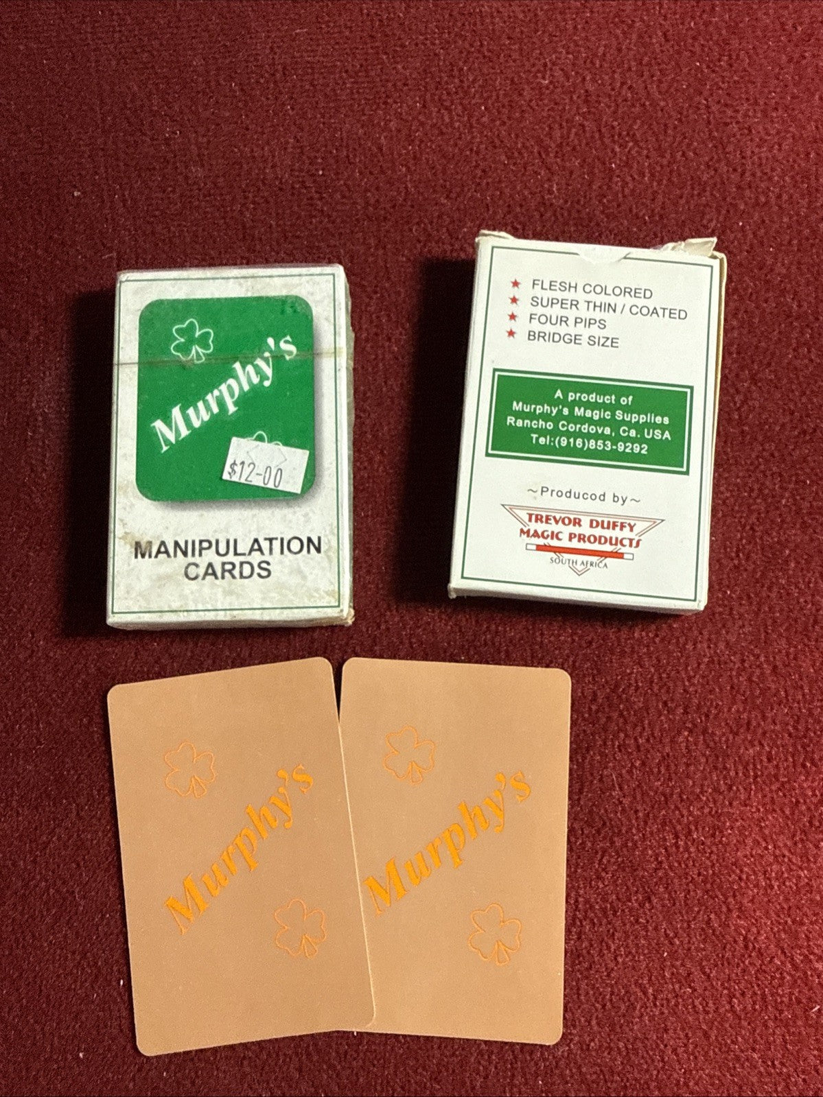 Murphy’s Manipulation Cards-Trevor Duffy Magic-Production Card Magic-2 Decks Inc