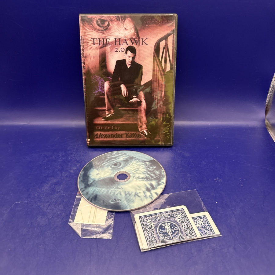 The Hawk 2.0 by Alexander Kolle (DVD + Gimmick) Card Magic Trick