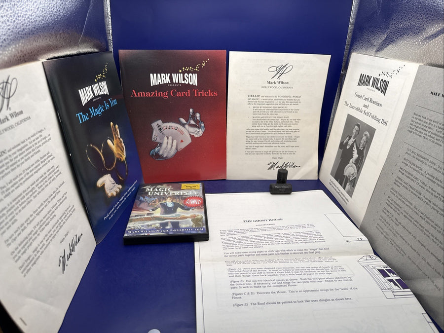 Mark Wilson Magic Bundle-Books, Illusion Plans & Ephemera-Magic Land Of Alakazam
