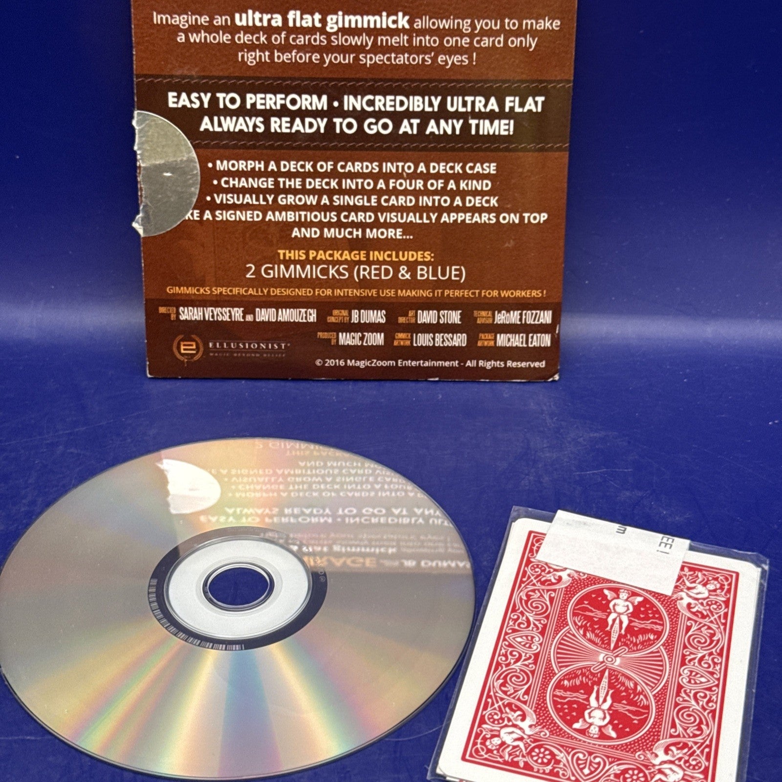 Mirage (Gimmicks and DVD) by JB Dumas and David Stone Card Magic Trick