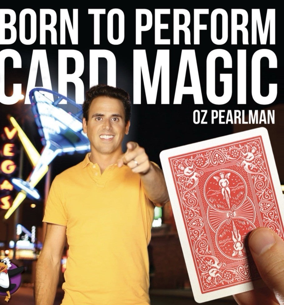 Born To Perform Card Magic By Oz Pearlman (DVD) Card Magic Trick Mentalism