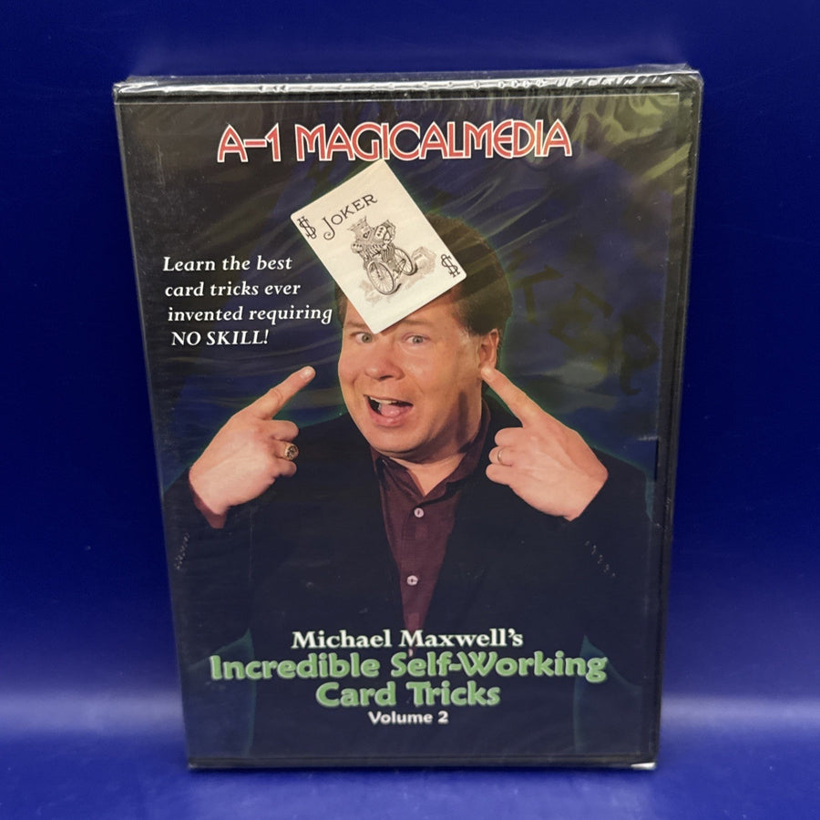Incredible Self Working Card Tricks Volume 2 DVD by Michael Maxwell NEW SEALED