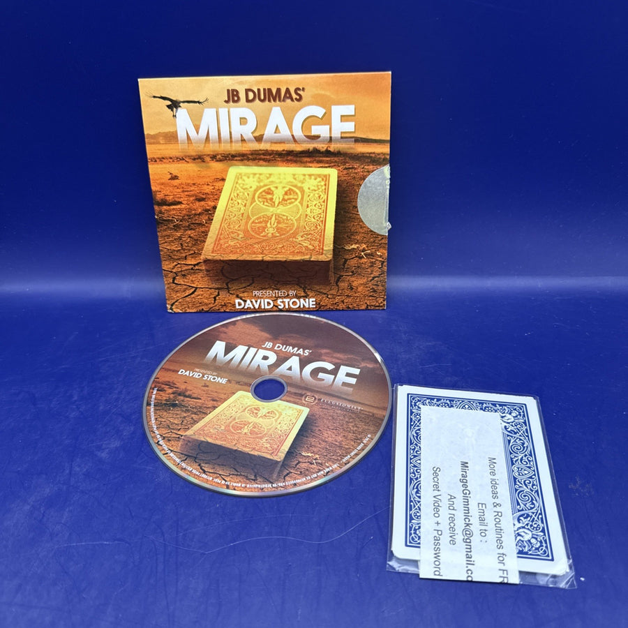 Mirage (Gimmicks and DVD) by JB Dumas and David Stone Card Magic Trick