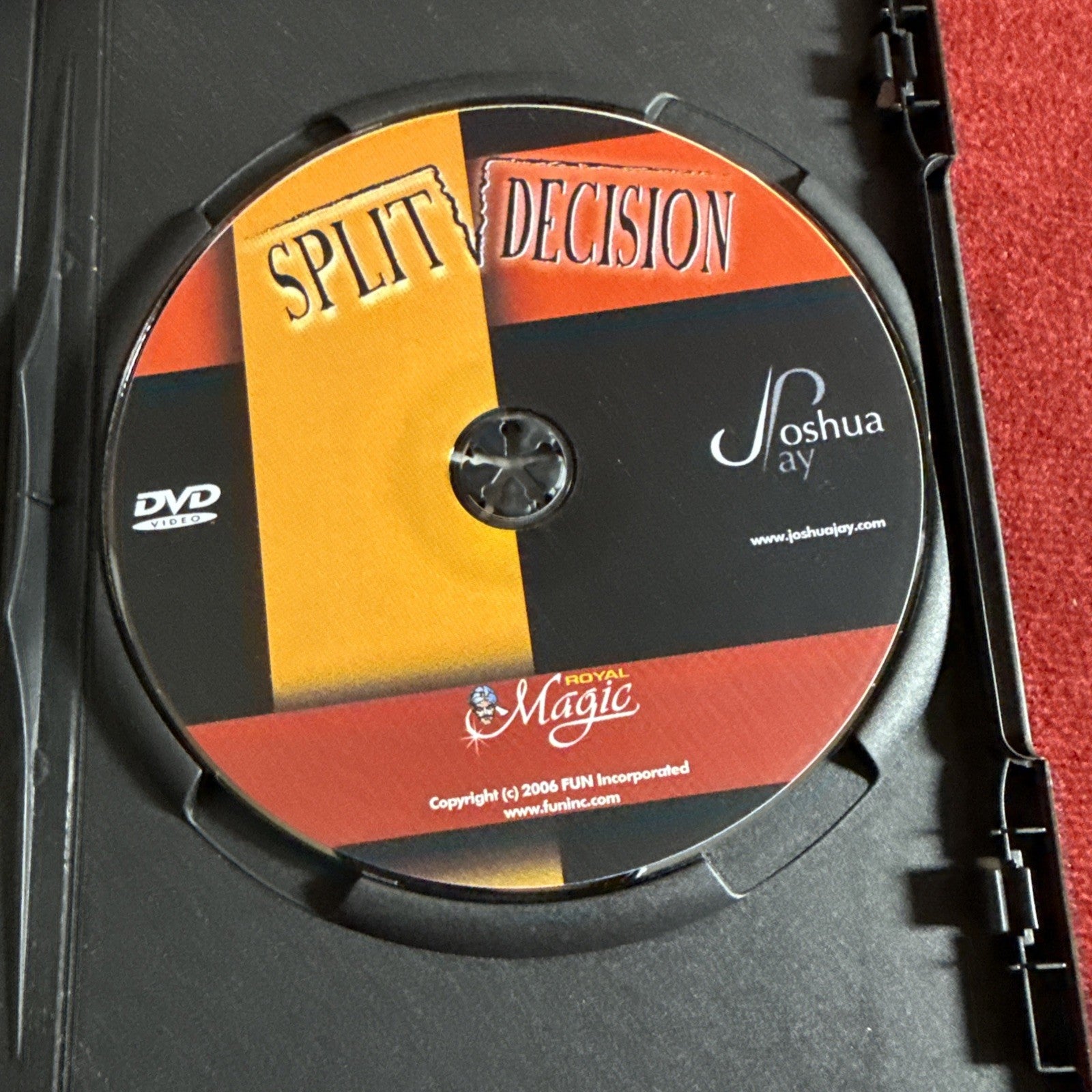 Split Decision by Joshua Jay Royal Magic Sleight of Hand Card Trick & DVD