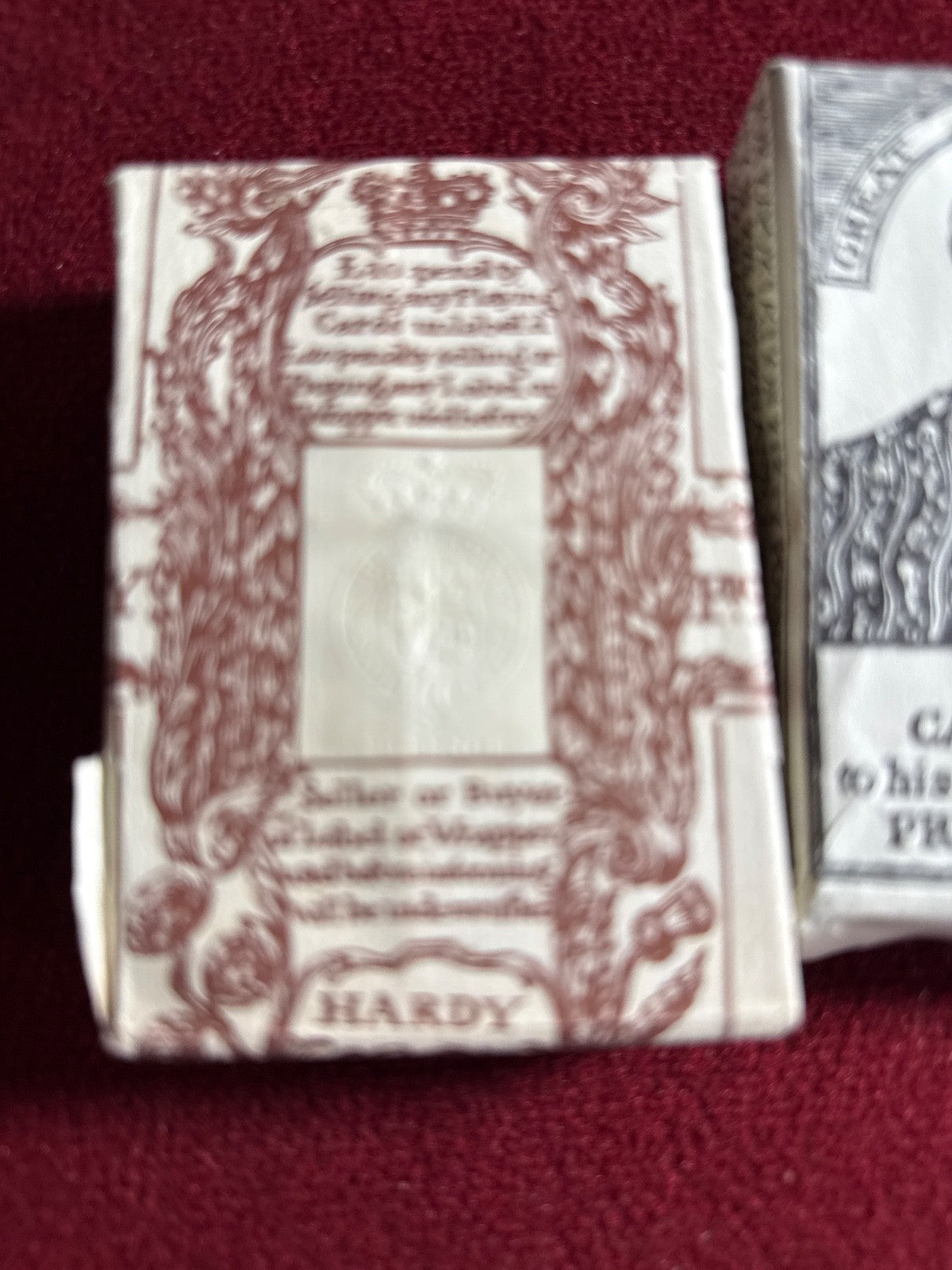 2 Decks Hardy Card Maker to His Majesty & the Prince Great Mogul Playing Cards