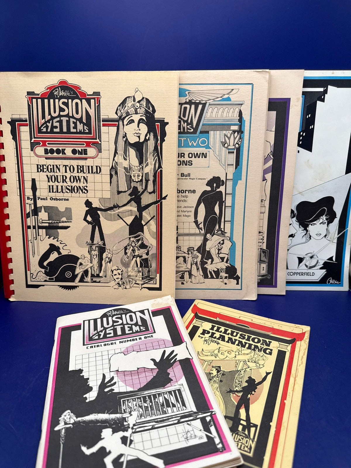 Paul Osborne Illusion Systems Books 1-4 (First editions with inscription) + more